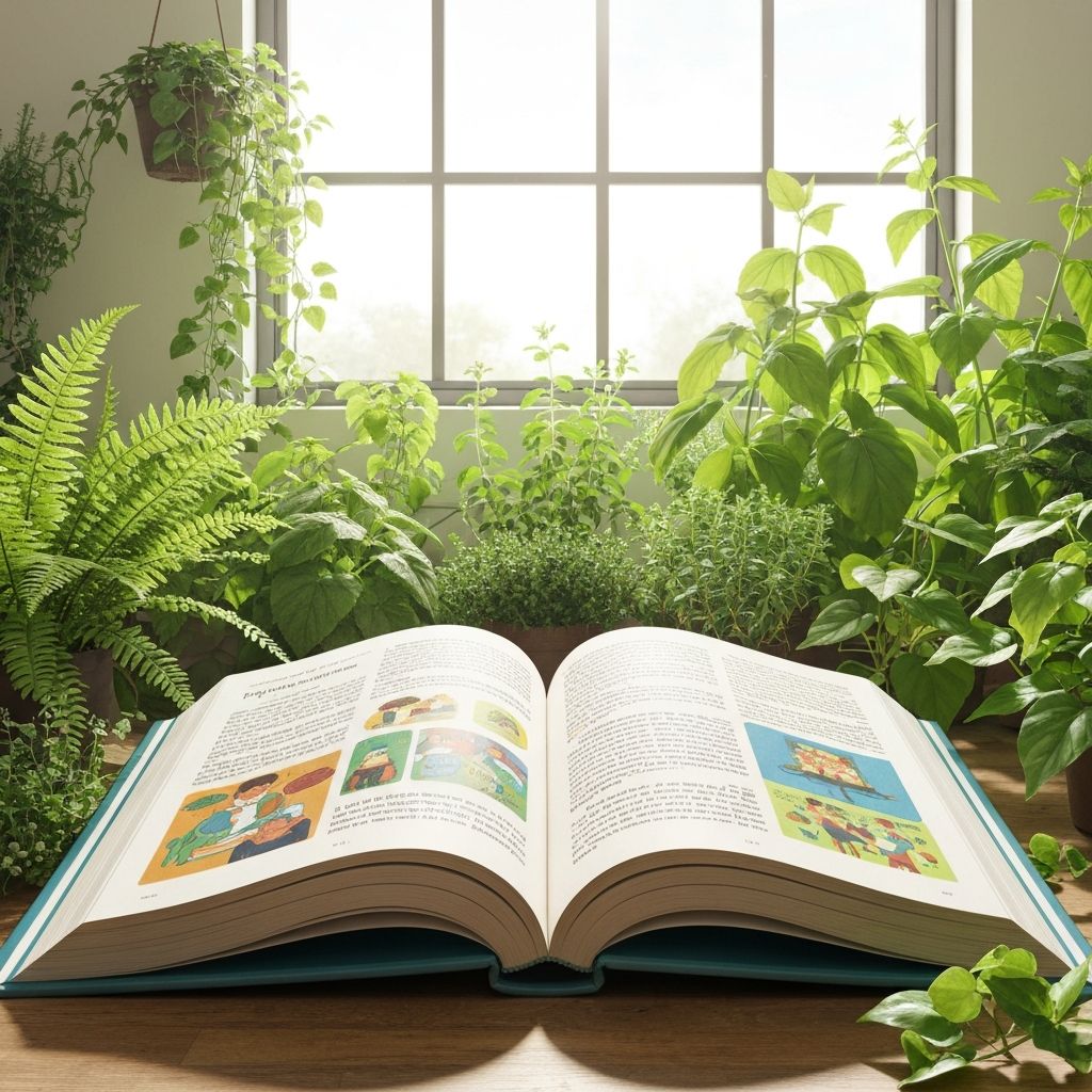 Plant-based wellness education concept